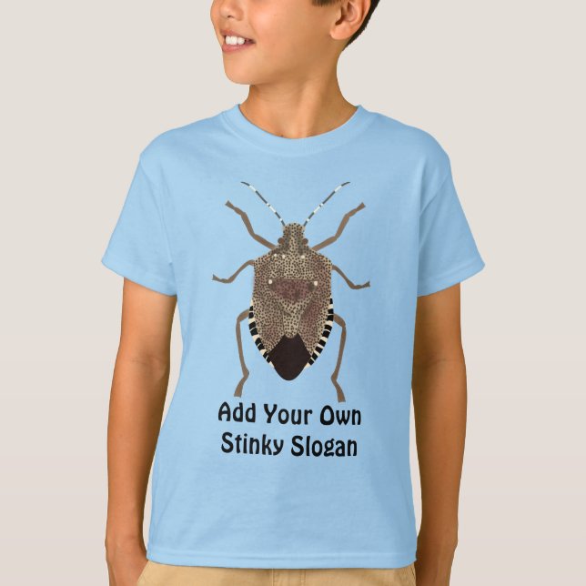 Realistisch-braune Stink-Bug-Grafik T-Shirt (Vorderseite)