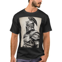 Realistisch Roman Gladiator Tattoo Linework - Schw
