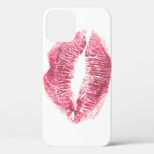 Realistisch rosa Lippen, abgeschiedener Kuss Case-Mate iPhone Hülle