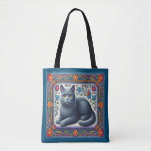 Realistisch russischer blauer Katzenhai Tasche