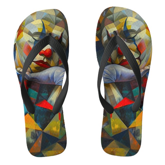 realistisch zeichnend flip flops (Fußbett)