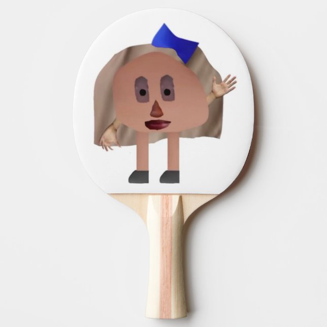 Realistische Alice Tischtennis Schläger (Vorderseite)