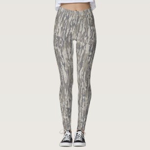 Realistische Baumrinden-Tarnleggings Leggings