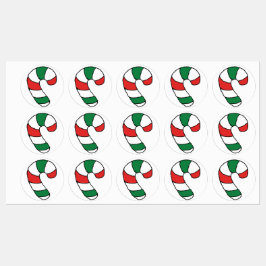 Realistische Candy Cane Zeichnend Candy Cane Zeich Etiketten