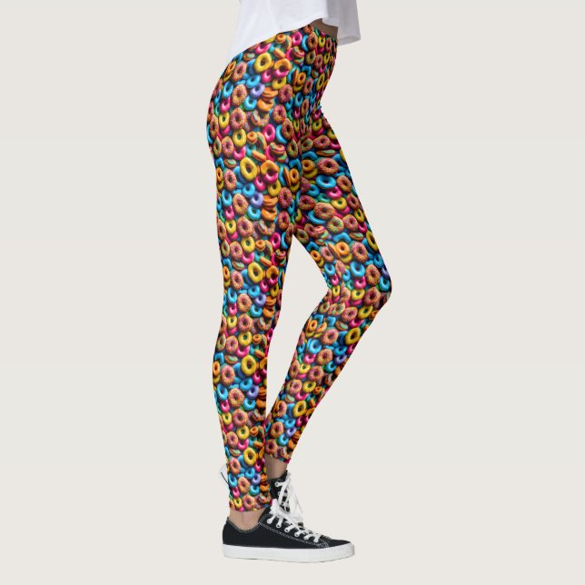 Realistische Donuts Leggings (Rechts)