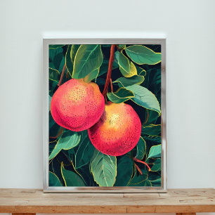 Realistische Granatmalerei Fotodruck