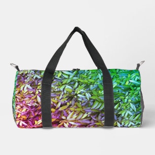 Realistische grüne Blätter Duffle Bag