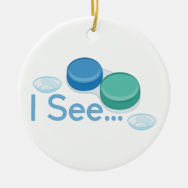 Realistische Kontakte Keramik Ornament (Vorne)