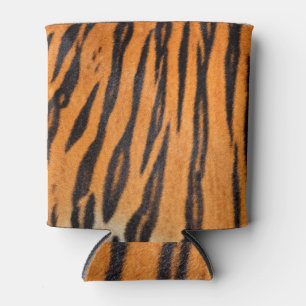 Realistische Tigerhautstruktur. Dosenkühler