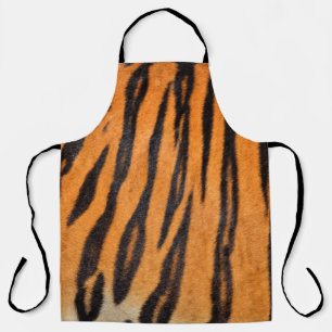 Realistische Tigerhautstruktur. Schürze