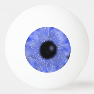 Realistischer AugapfelPing Pong Ball blaues SFX Tischtennisball