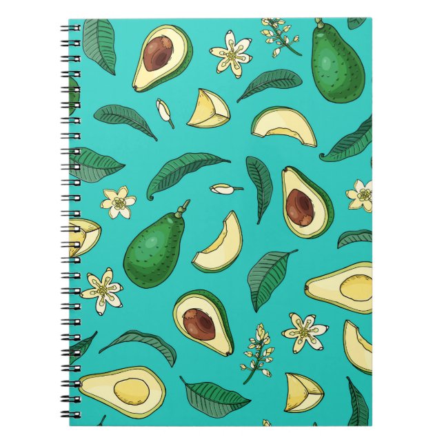 Realistischer Avocado Notizblock (Vorderseite)