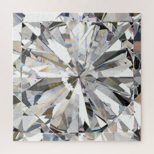 Realistischer Diamant: 3D-Nah-Up