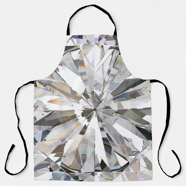 Realistischer Diamant: 3D-Nah-Up Schürze (Vorderseite)