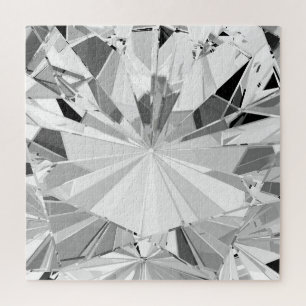 Realistischer Diamant: 3D-Textur Nah-up