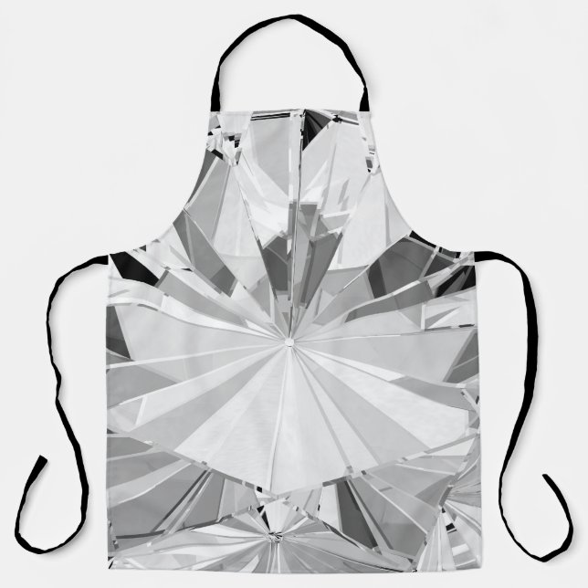 Realistischer Diamant: 3D-Textur Nah-up Schürze (Vorderseite)