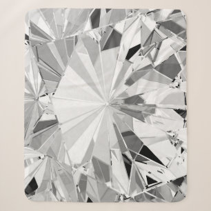 Realistischer Diamant: 3D-Textur Nah-up Sherpadecke