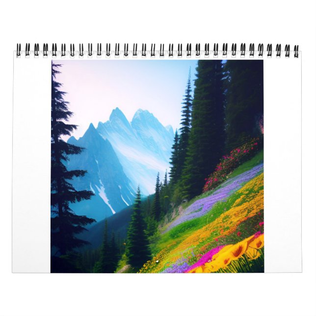 Realistischer Fantasy Landschaftskalender Kalender (Titelbild)