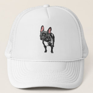 Realistischer französischer Bulldogge Truckerkappe