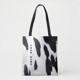 Realistischer Holstein Cowhide-Look Tasche