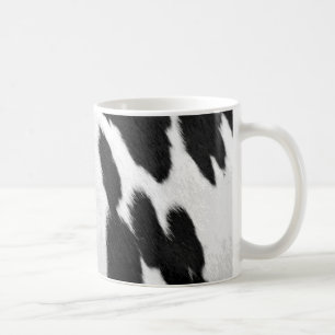 Realistischer Holstein-Kuh-Haut-Look Kaffeetasse
