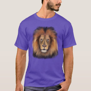 realistischer Löwenkönig des Dschungels, männlich, T-Shirt