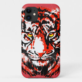 Realistischer Red Tiger Head Case-Mate iPhone Hülle