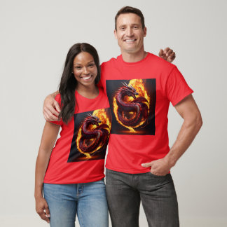 Realistischer Schlangendrache T-SHRT T-Shirt