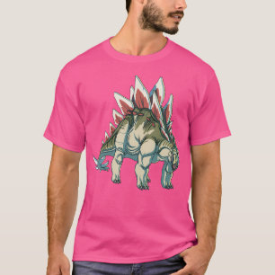 Realistischer Stegosaurus Dinosaur Funny Stegosaur T-Shirt