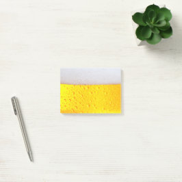 Realistisches Bier Post-it Klebezettel