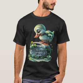 Realistisches Duckling küsst den Blarney Stone T-Shirt
