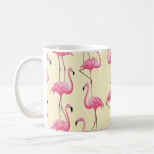 Realistisches Flamingo-Bird-Muster Kaffeetasse