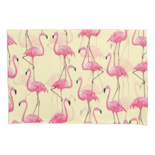 Realistisches Flamingo-Bird-Muster Kissenbezug
