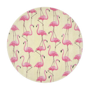 Realistisches Flamingo-Bird-Muster Schneidebrett