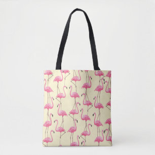 Realistisches Flamingo-Bird-Muster Tasche