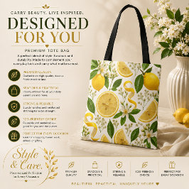 Realistisches gepresstes Zitronen- & botanisches B Tasche