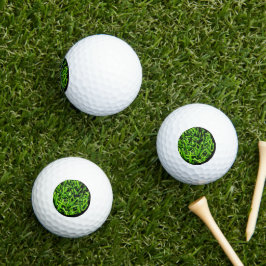Realistisches Gras Foto Textur Funny Bright Green Golfball