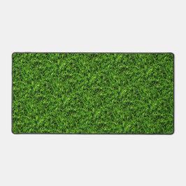 Realistisches Gras Foto Textur Funny Bright Green Schreibtischunterlage