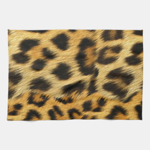 Realistisches Leopardendruckzubehör - trendig Handtuch