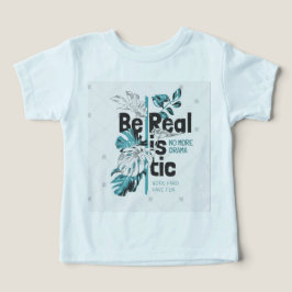 Realistisches T-Shirt-Design mit tropischen Blätte