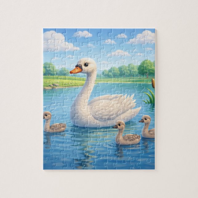 Realistisches Tierkunst-Puzzle (Vertikal)