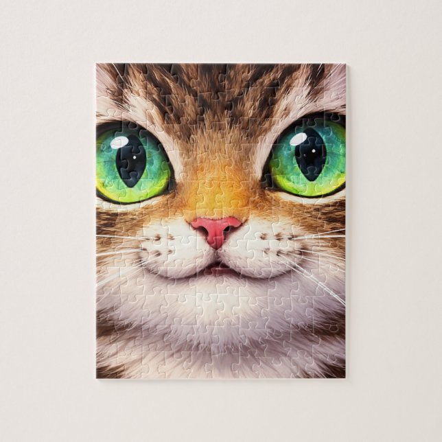 Realistisches Tierkunst-Puzzle (Vertikal)