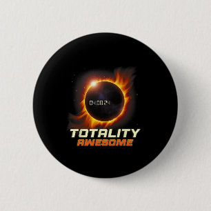 Realistisches Total Solar Eclipse 2024 Totality Aw Button