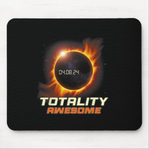 Realistisches Total Solar Eclipse 2024 Totality Aw Mousepad