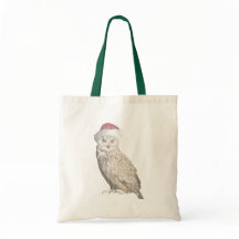 Realistisches Weihnachtseule mit Einstrickeffekt