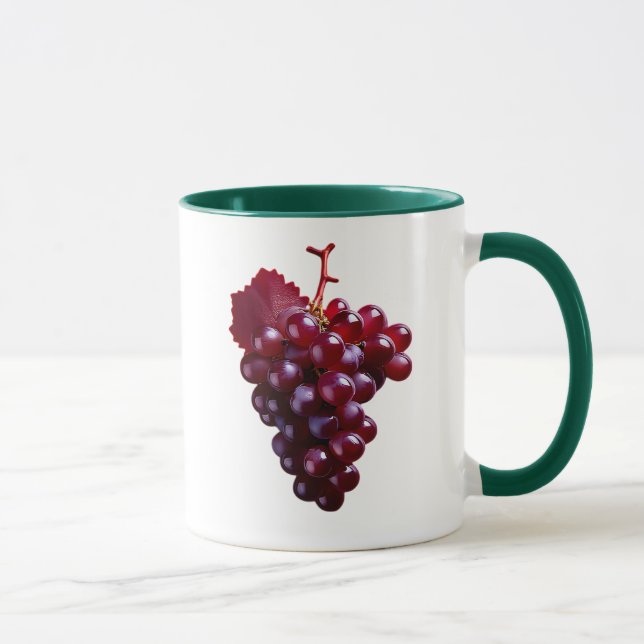 Realitäre rote Weintrauben Tasse (Rechts)