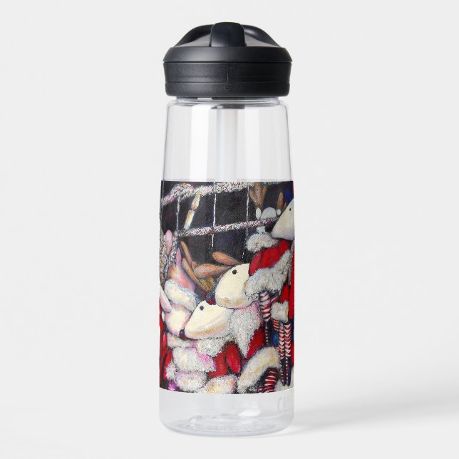 Realität im Urlaub Trinkflasche (Vorne)