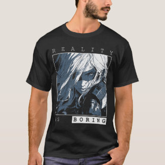 Realität ist Langweilig - Sci-Fi Anime Design T-Shirt