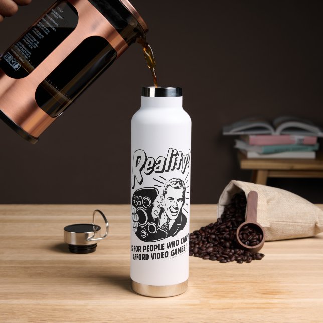 Realität: Videospiele können sich nicht leisten Trinkflasche (Kaffee)