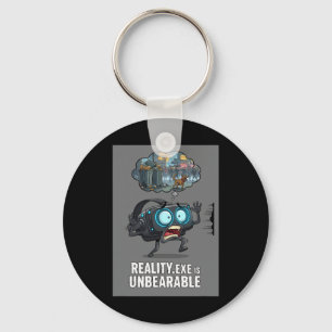 Reality Exe ist unerträglich lustiger Gamer VR-Gam Schlüsselanhänger